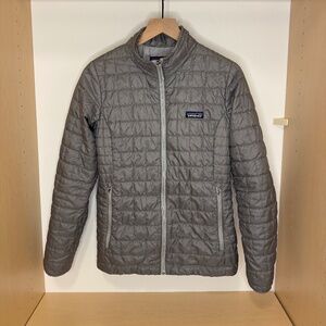 MINOR FLAWS Patagonia Nano Puff Jacket STY84217 Gray Women's Medium